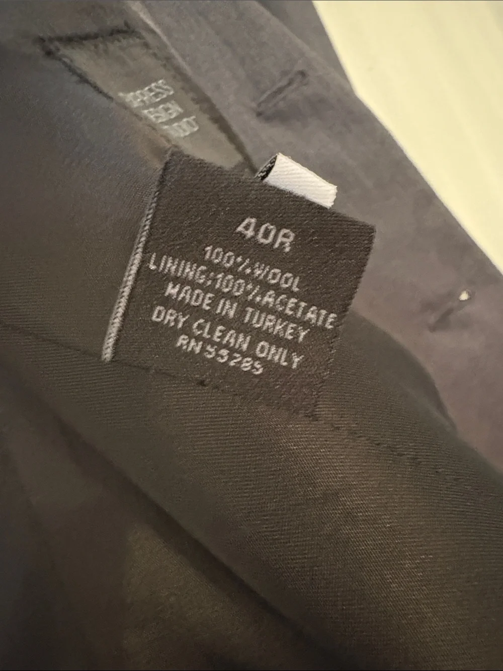 Express Men's Charcoal Gray Two-Piece Suit - Jacket & Pants